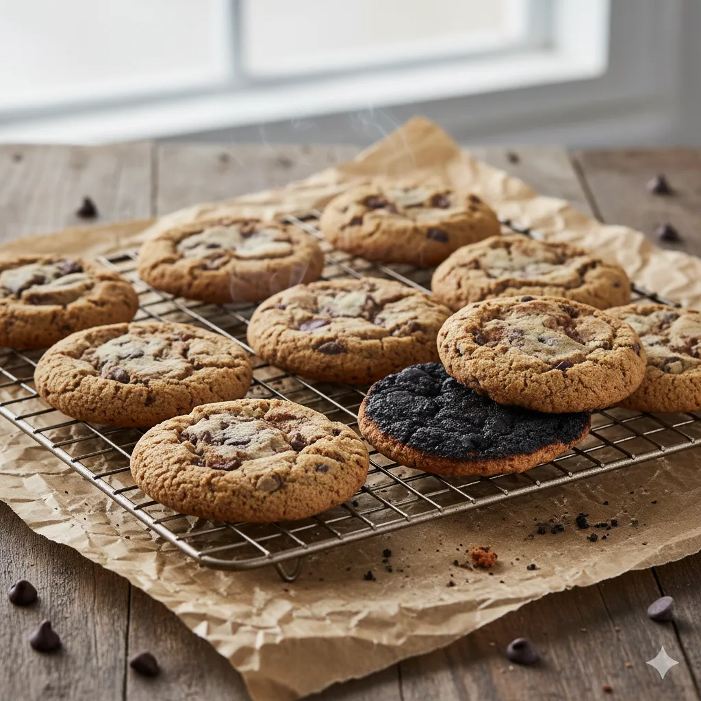 Cookies Burnt Bottoms