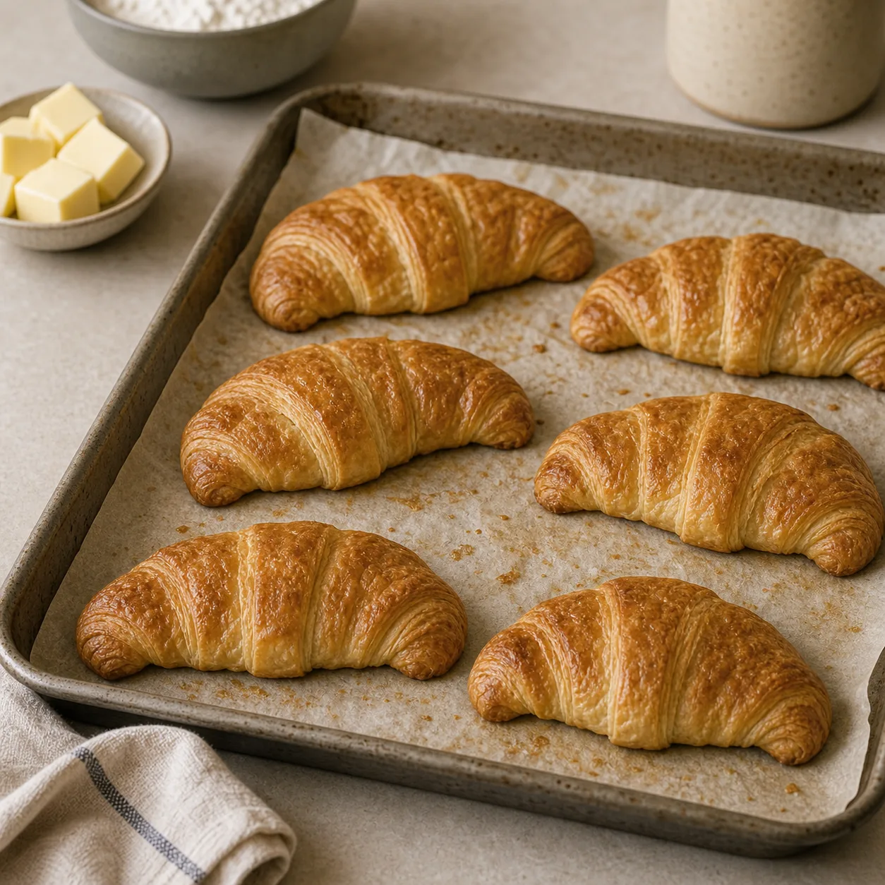 Croissants Flat